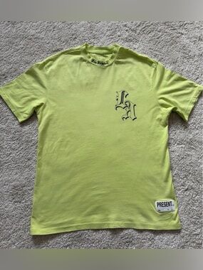 Primark Neon Green Men’s Graphic Crewneck Tee